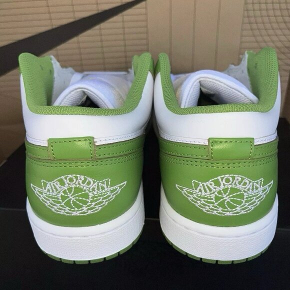 NEW Nike Air Jordan 1 Low SE White Chlorophyll Lightning HF4823-100  Size 12